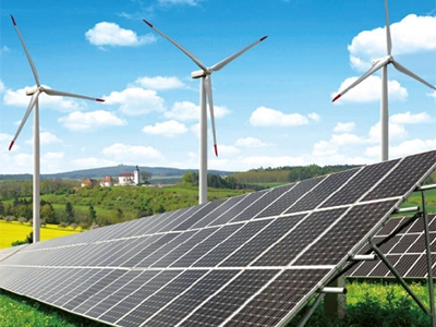Energía renovable (eólica y solar)